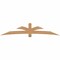 Ekena Millwork Davenport Timber Gable Bracket, Western Red Cedar, 108"W x 22"H x 1 1/2"D x 5 1/2"F, 5/12 Pitch GBW108X22X0206DAV00SWR - alternate 1